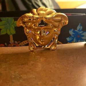 Versace gold Medusa belt